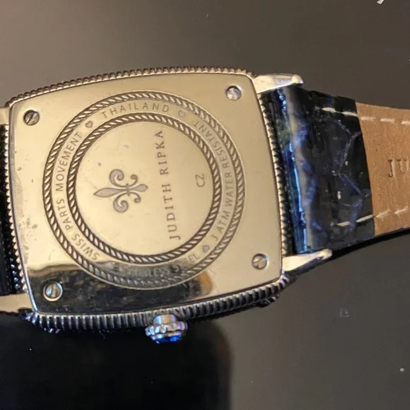 Judith Ripka Blue and Silver Watch - Picture 6 of 7